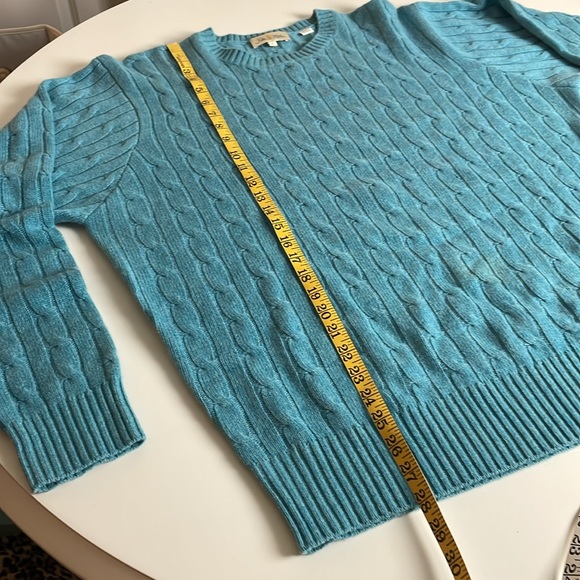 Peter Millar Blue Cashmere Pullover Knit Sweater- XL - Picture 10 of 11